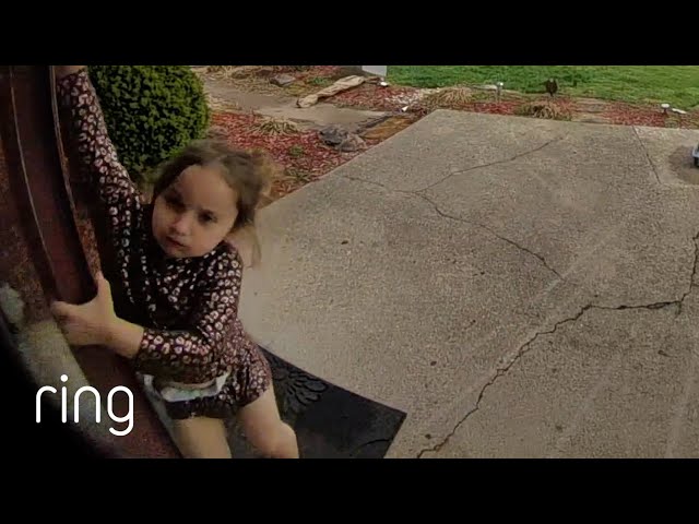 Little Girl Thought She Could Slip Out of the House Unnoticed | RingTV