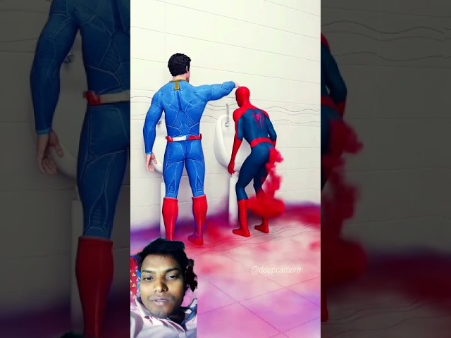 Batman vs Superman vs Spiderman | Toilet Challenge 6 | Marvel Animation.