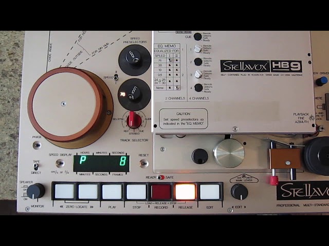 New Stellavox PRO TD9 Recorder - Basic Features Demo I. - International Tape Orientation