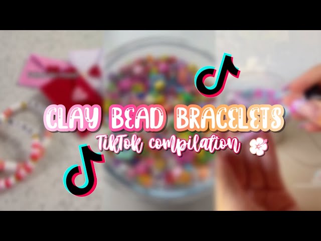 Clay Bead Bracelets 💓 || TikTok compilation ✨