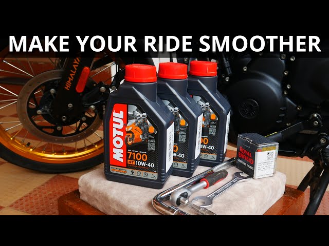 Secret to a Smoother Ride! Change Your Himalayan 450 Engine Oil Like a Pro