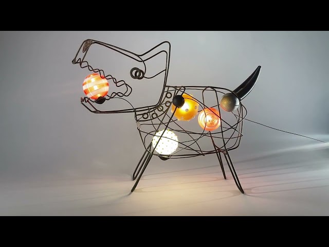 Rex I Dog Table Lamp