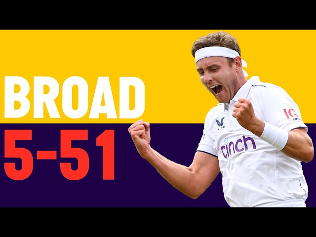 2️⃣0️⃣th Test Five-Wicket Haul! | Stuart Broad Rips Through Ireland