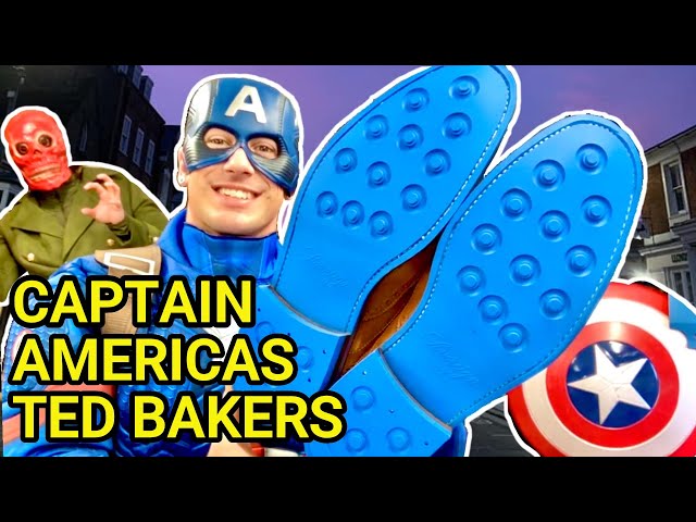 CAPTAIN AMERICA REPAIRS HIS TED BAKER SHOES! Dainite resole shoe repair