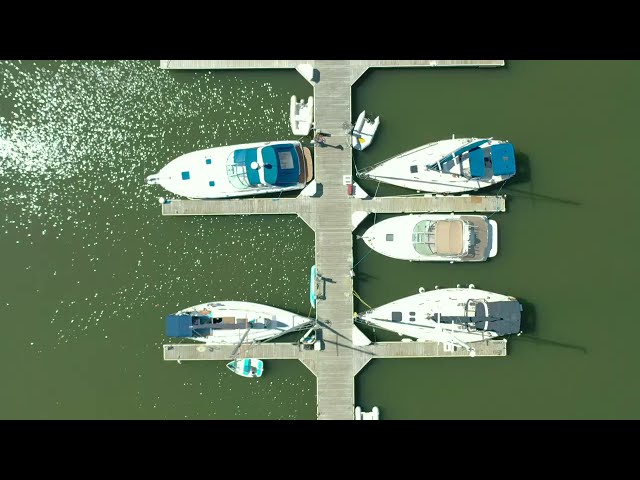 Aerial Video - Racine Harbor - Racine, WI