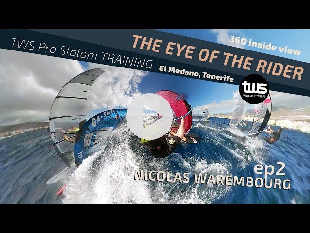 The Eye of The RIDER - Nicolas Warembourg - TWS Pro Slalom Training Inside 360 view