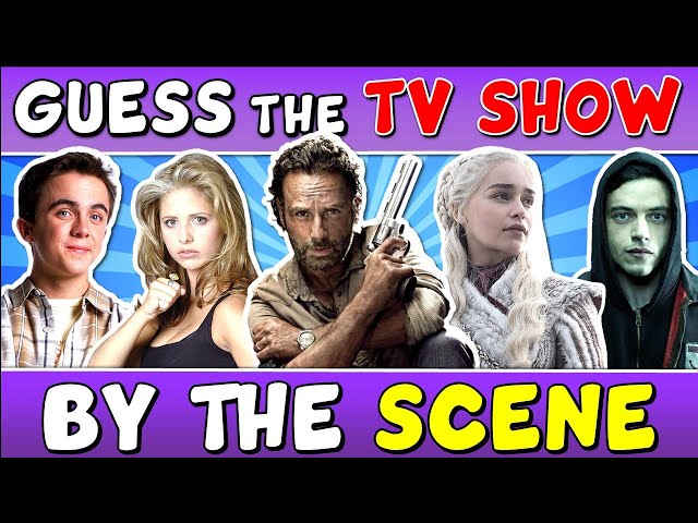 Guess The "TV SHOW BY THE SCENE" QUIZ! 📺 🔉| CHALLENGE/ TRIVIA