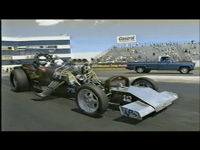 Hot Rods from Hell : English Town Raceway Park Old Time Drags : Drag Racing, Quarter Mile 1991 VHS