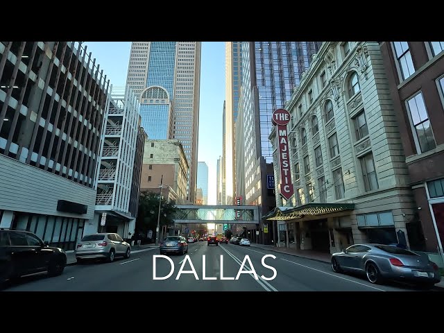 Dallas Texas City Drive 4K - Driving Tour