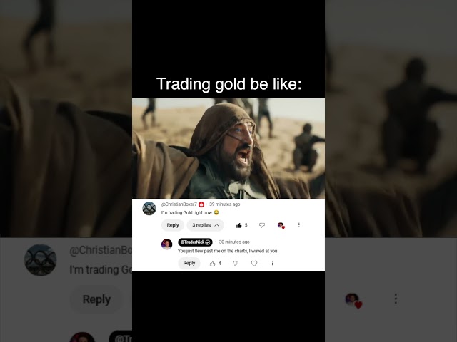 Trading gold be like: #shorts