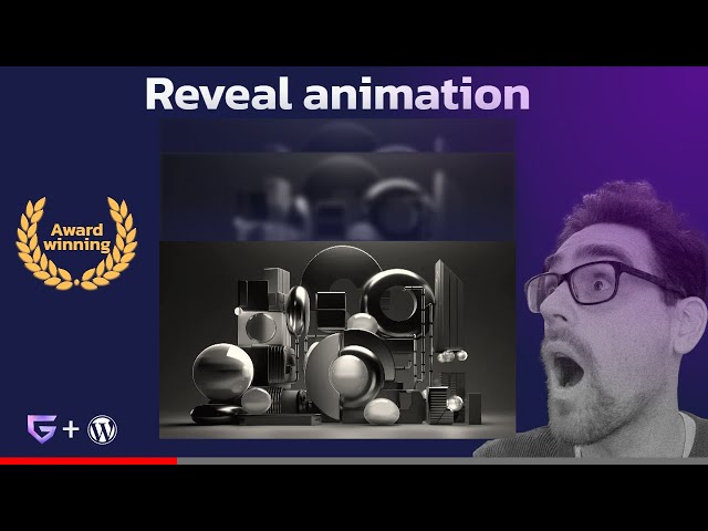 Eye-catching Image Reveal animation in WordPress Greenshift Animation #nocode