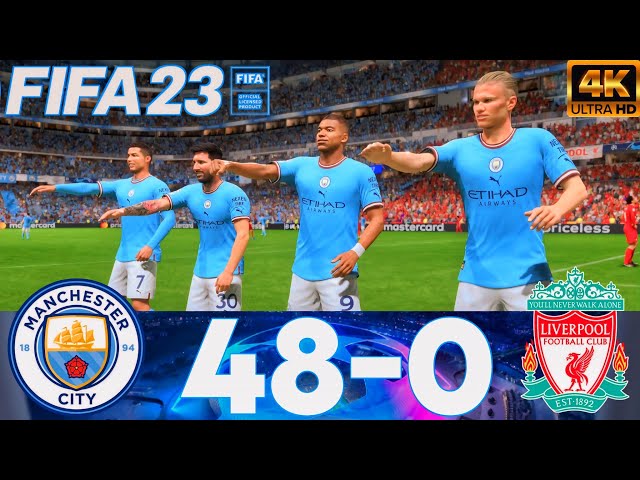 FIFA23 - RONALDO,MESSI,MBAPPE, NEYMAR,HAALAND,ALL STARS | CHAMPIONS LEAGUE FINAL | 4K