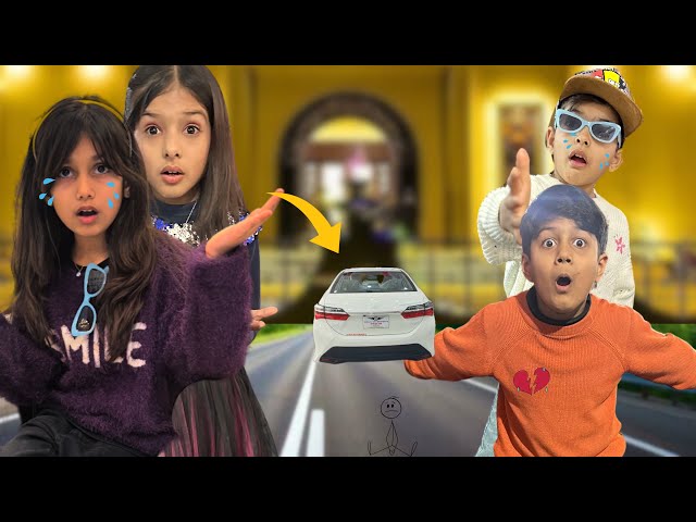 Papa Ne Car Se Bahar Nikal Diya? 🤯 | 🚗🎤 Hunaina & Hassam Ki Masti! Hehaa Tanu Vlog