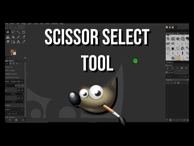 GIMP Tutorial #5: Scissor Select Tool | GIMP Tutorials