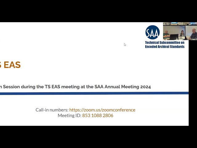 TS-EAS Annual Meeting (2024-08-14)