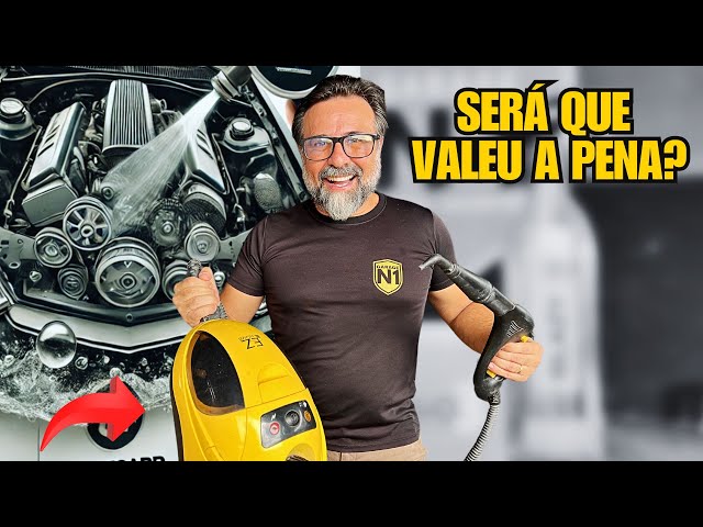 LIMPEZA DE MOTOR A VAPOR - Vale a Pena? Teste e Resultado!