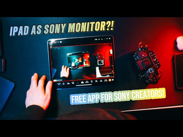 iPad as Monitor for your Sony Camera?! Here's how to set it up!