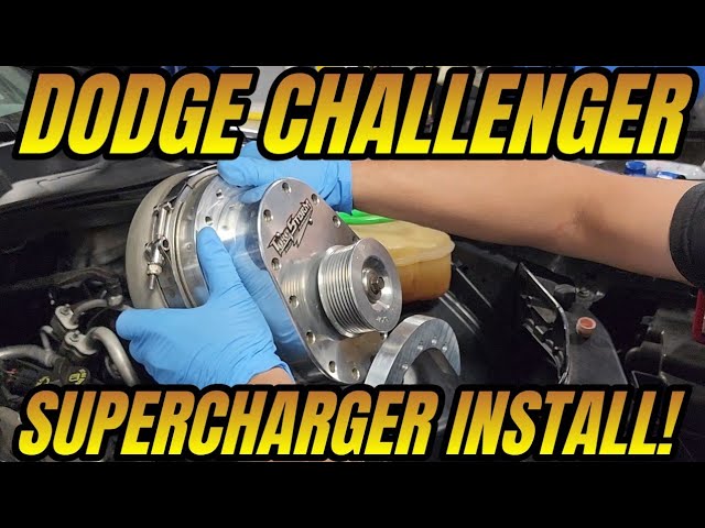 Dodge Challenger TorqStorm Supercharger Install.