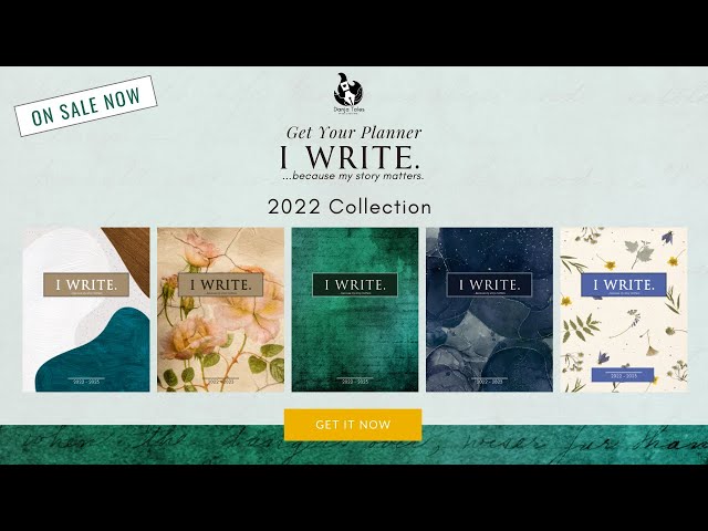 NEW PLANNER... Look Inside the I Write Author Planner 2022