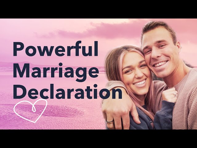 Sadie & Christian Huff's Marriage Declaration for Christian Meditation | Glorify