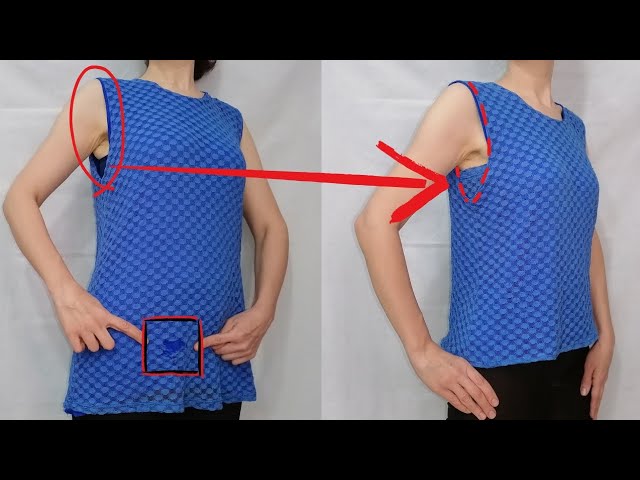 Best Sewing Trick - How to Downsize a Blouse to fit you perfectly!