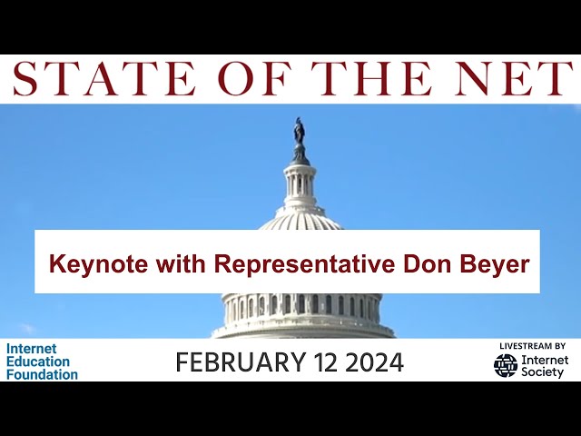 SOTN2024-03 Keynote with Representative Don Beyer