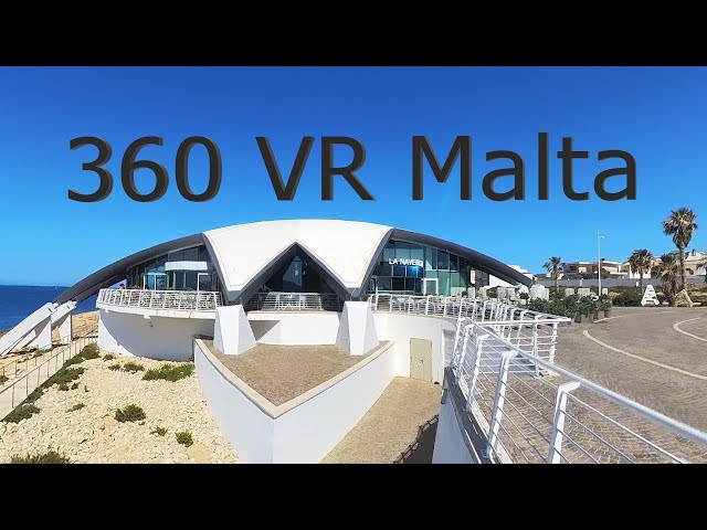 360° VR Malta St Pauls Bay Bugibba outside Malta's Aquarium