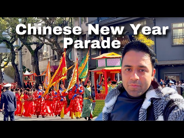 Chinese new year parade in Nagasaki Japan | Nagasaki dejima wharf | Nagasaki Sea side park