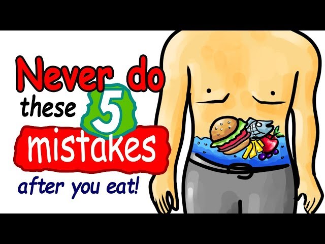 🍽️ Never do these 5 mistakes after you eat