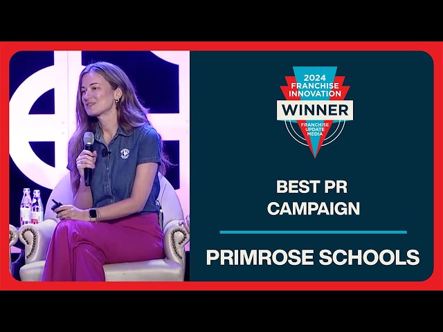 Primrose Schools Wins Innovation Award for Best PR Campaign at #FCXC24