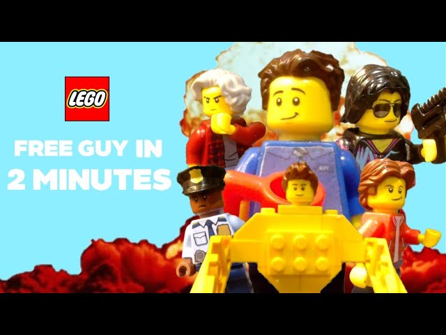 Lego Free Guy in 2 Minutes | LEGO Movies in Minutes | XB at the Movies