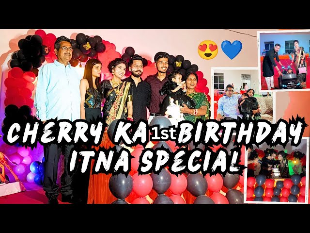 Cherry ka 1st Birthday Itna special🎂🪄🎉#youtube #vlog #viral #birthday