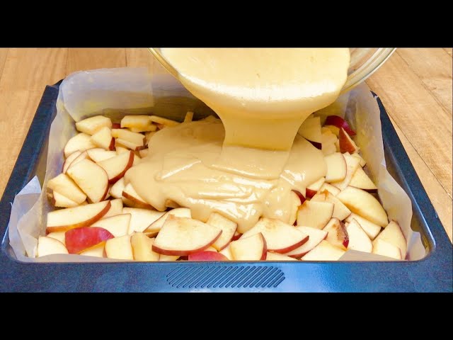 Simple and tasty apple pie in 5 minutes. # 97