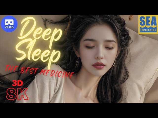 Dreamscape Serenity: A Journey for Deep Sleep and Relaxation in 8K 3D VR180. (Dark Mode)