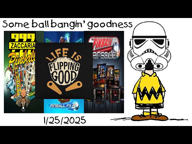 Joe's Pinball Stream, 1/25/2025