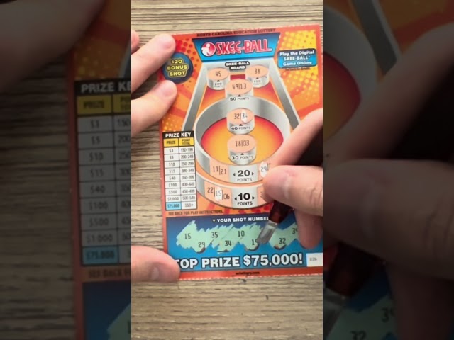 SKEE-BALL | NC Lottery Scratch Offs