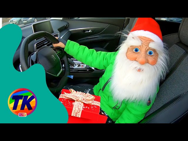 Santa Claus Surprises Parents with Christmas Presents | Adventures for Kids