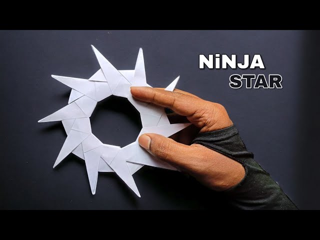 How To Make Paper Ninja Star | Ninja Shuriken |