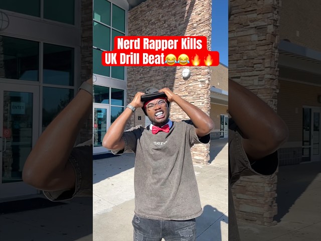 Nerd Rapper Kills UK Drill Beat 😳🔥