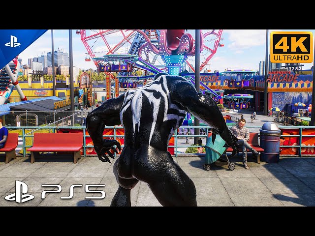 VENOM PS5 Free Roam Gameplay 4K | Realistic ULTRA Graphics Gameplay