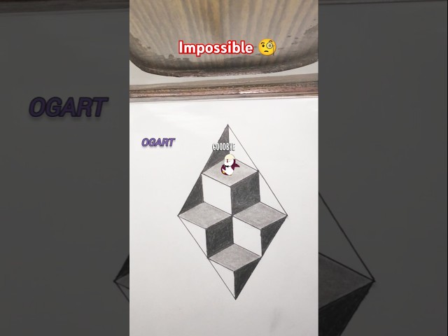 How to make a optical illusions /3d illusions drawing #short#viral#OGart