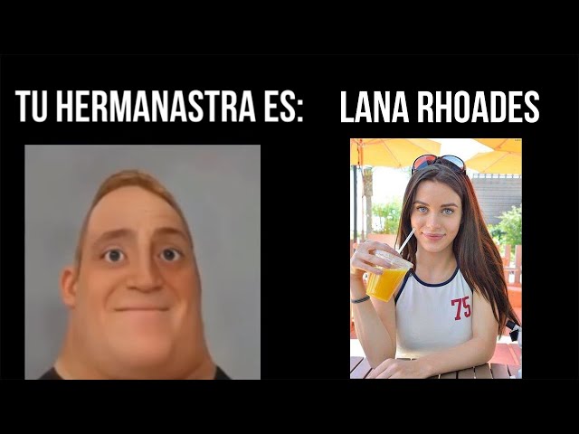 tu hermanastra es ... versión actrices del hub - mr increíble afortunado