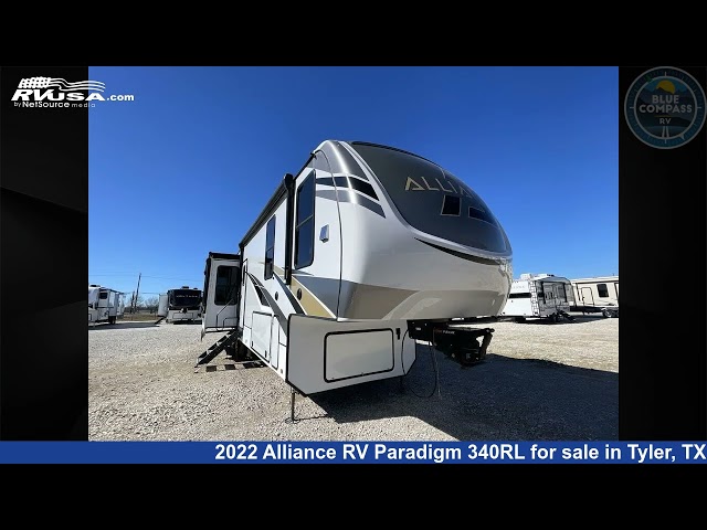 Beautiful 2022 Alliance RV Paradigm Fifth Wheel RV For Sale in Tyler, TX | RVUSA.com