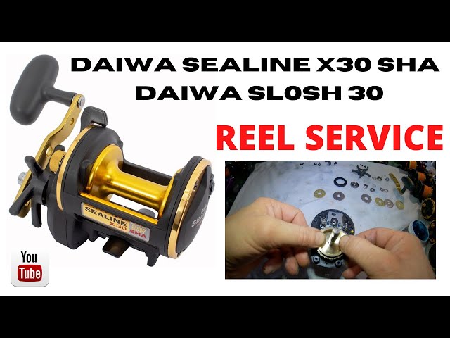 Daiwa Sealine - X30 - SHA - daiwa Slosh 30 Reel Service.