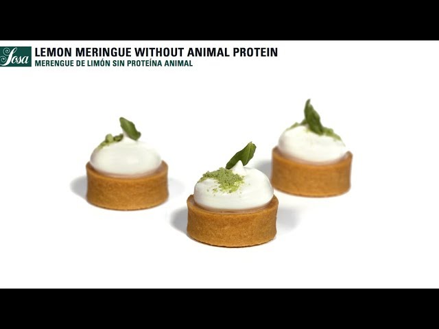 Lemon meringue without animal protein - Potatowhip - Texturizers