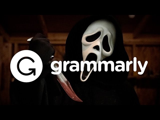 If Ghostface worked at Grammarly