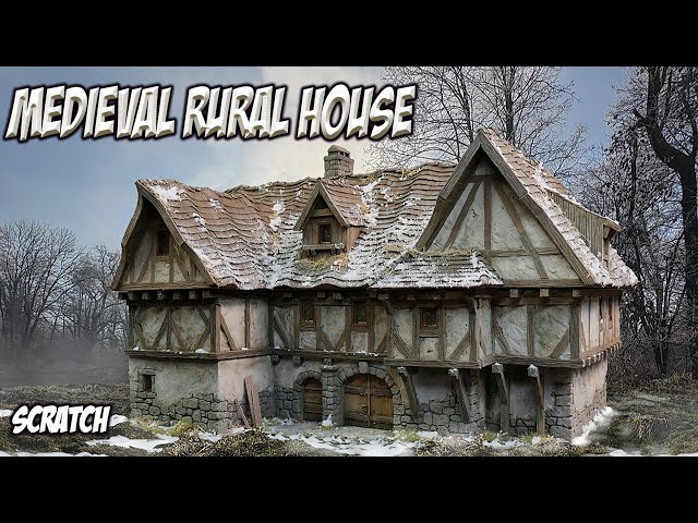 How to build a realistic rural medieval house  / Tutorial