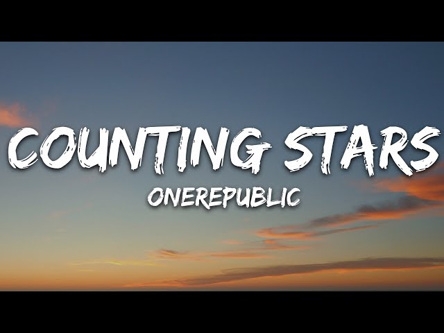 OneRepublic - Counting Stars (Lyrics)