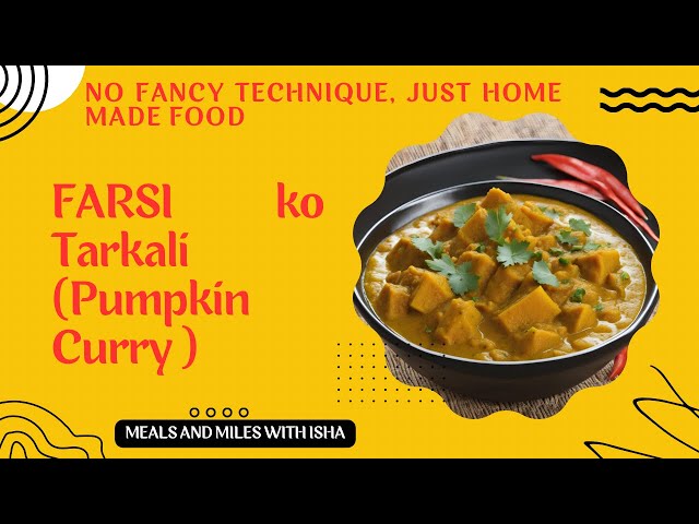 Farsi Recipe (Pumpkin Curry) | No fancy Technique just homemade food | Ad free Video | #perthstudent