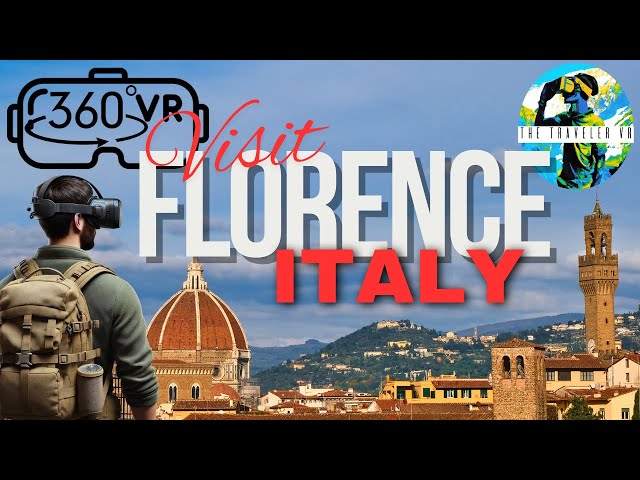 🇮🇹 Florence, Italy VR Tour 360° | Explore the Duomo, Uffizi, & Ponte Vecchio | VR Travel